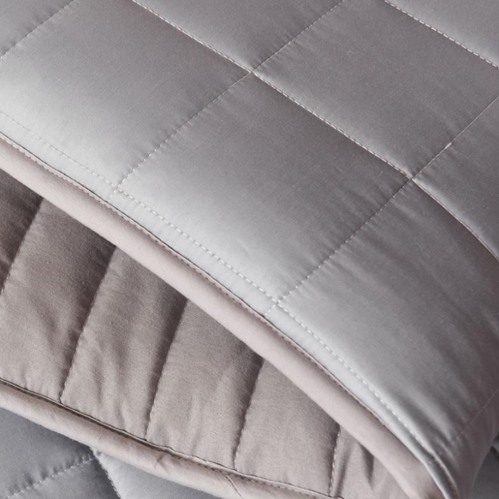 91家纺网 家纺一手货源 找家纺 寐珂家纺 2025新款全棉床垫 灰色