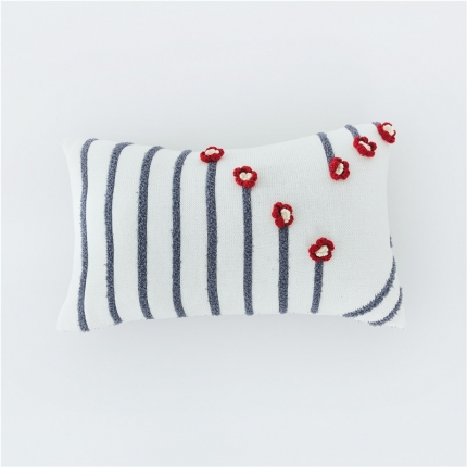 91家纺网 家纺一手货源 找家纺 暖绵绵新款全棉欣雅系列针织靠枕抱枕靠垫不含芯白色