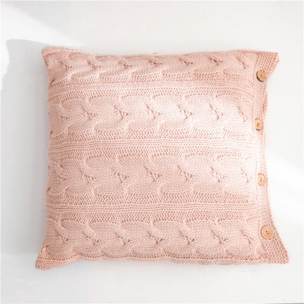 91家纺网 家纺一手货源 找家纺 （总）暖绵绵家纺  新款莫里针织靠枕抱枕靠垫套不含芯