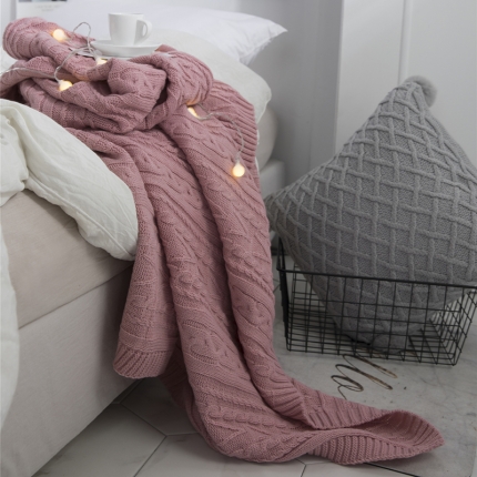 91家纺网 家纺一手货源 找家纺 （总）暖绵绵家纺  新款罗琦毛毯针织毯子线毯