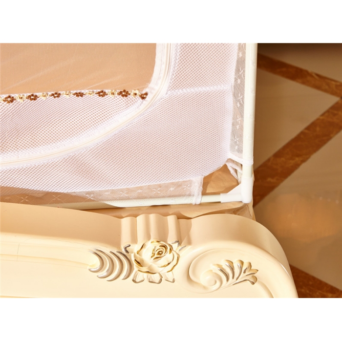 91家纺网 家纺一手货源 找家纺 迪凡保罗 外穿杆拉链坐床式蚊帐 5827 白色