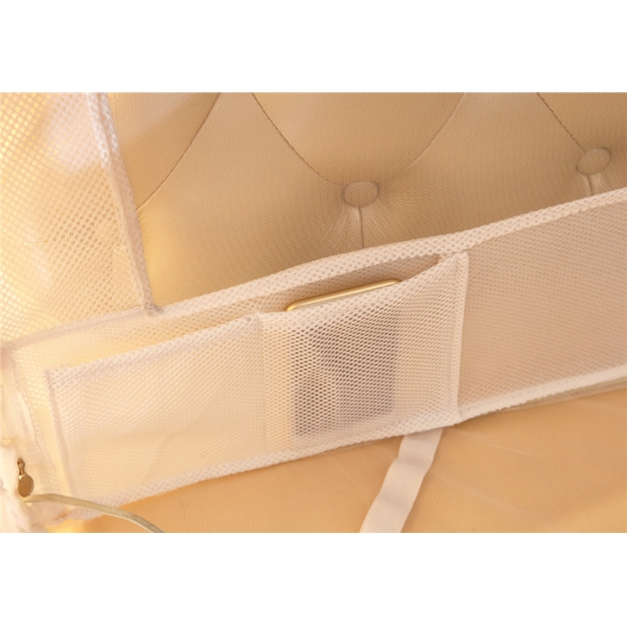 91家纺网 家纺一手货源 找家纺 迪凡保罗 外穿杆拉链坐床式蚊帐 5827 白色