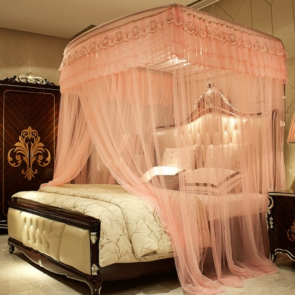 迪凡保罗 A04弧形伸缩钓鱼式蚊帐玉色