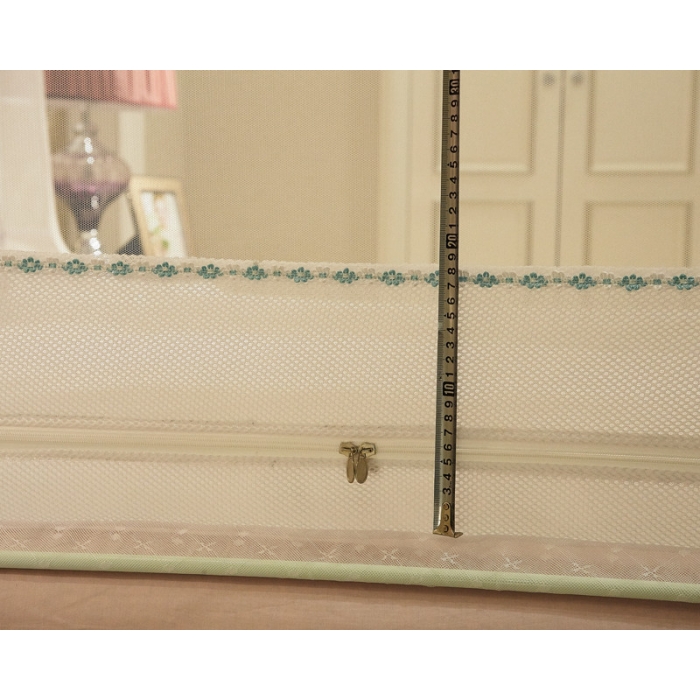 91家纺网 家纺一手货源 找家纺 迪凡保罗 外穿杆拉链坐床式蚊帐 5828 白色