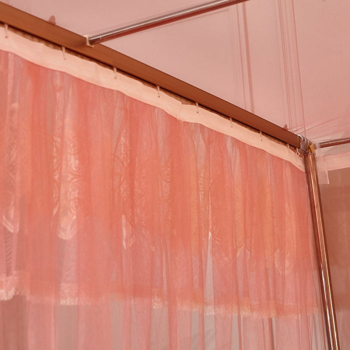 91家纺网 家纺一手货源 找家纺 迪凡保罗 A22-土豪金手动导轨蚊帐 玉色