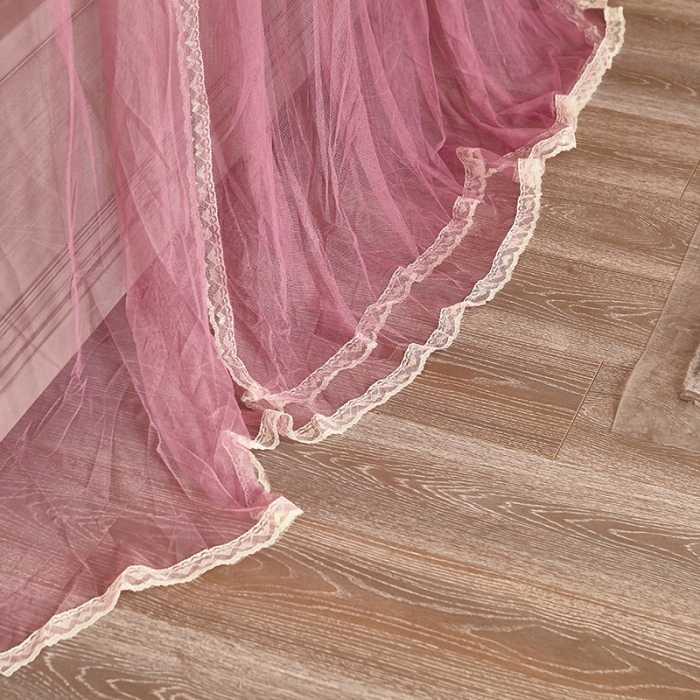 91家纺网 家纺一手货源 找家纺 迪凡保罗 A22-广东拉绳导轨蚊帐 豆沙色