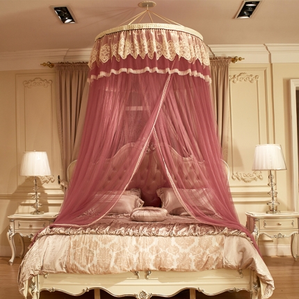 91家纺网 家纺一手货源 找家纺 （总）迪凡保罗 5812（圆顶吊顶蚊帐）