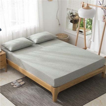 91家纺网 家纺一手货源 找家纺 （总）极简 2018新款全棉色织简约款床笠