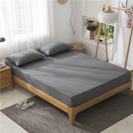 91家纺网 家纺一手货源 找家纺 （总）极简 2018新款全棉色织简约款床笠