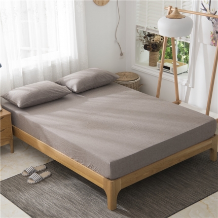 91家纺网 家纺一手货源 找家纺 （总）极简 2018新款全棉色织简约款床笠