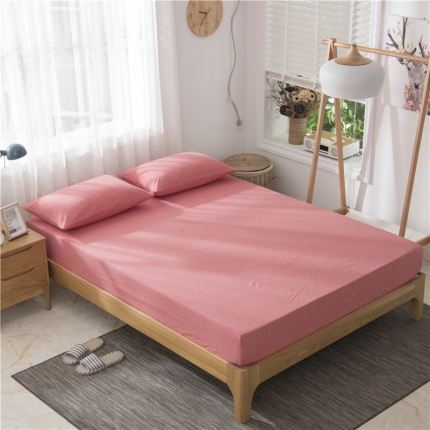 91家纺网 家纺一手货源 找家纺 （总）极简 2018新款全棉色织简约款床笠