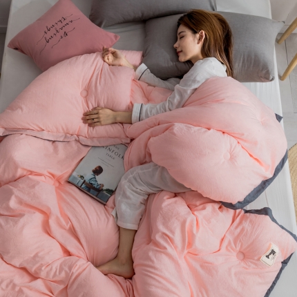 91家纺网 家纺一手货源 找家纺 （总）莱福仕家纺 2020 素色水洗棉系列