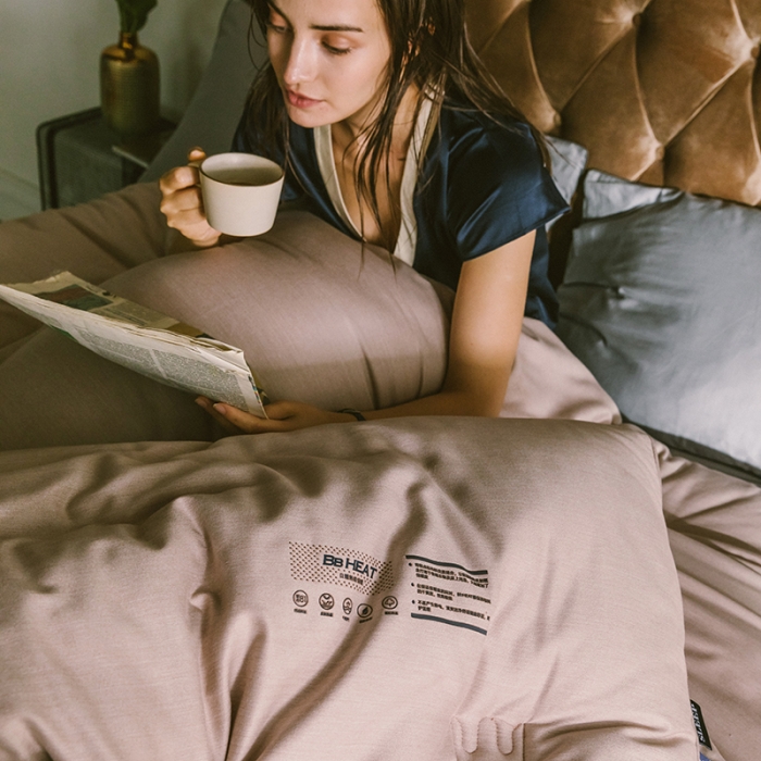 91家纺网 家纺一手货源 找家纺 莱福仕 2020 BBH热能纤维被 BBH-浅驼