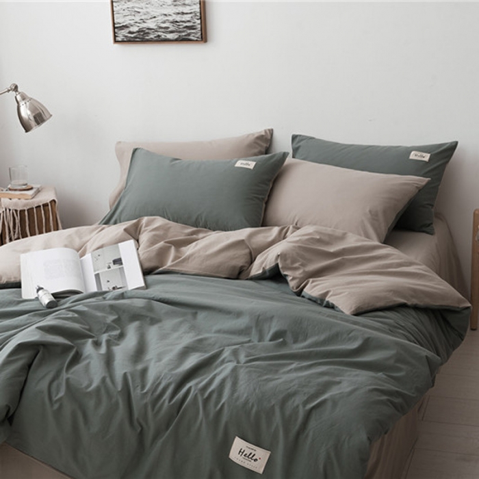 91家纺网 家纺一手货源 找家纺 （总）朗莎家纺 2019新款水洗棉四件套 床单款