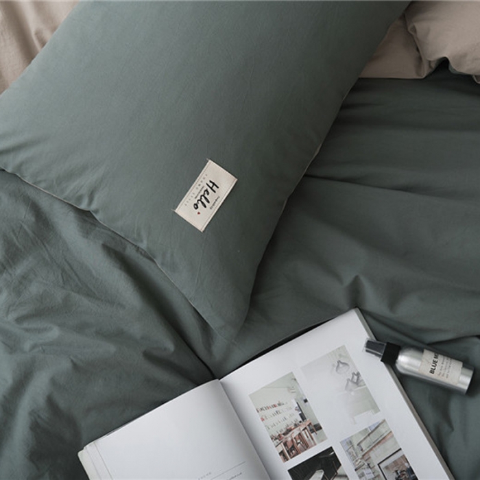 91家纺网 家纺一手货源 找家纺 （总）朗莎家纺 2019新款水洗棉四件套 床单款