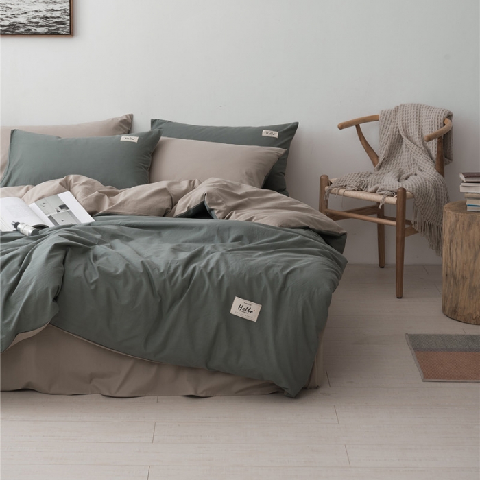 91家纺网 家纺一手货源 找家纺 （总）朗莎家纺 2019新款水洗棉四件套 床单款