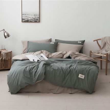 91家纺网 家纺一手货源 找家纺 （总）朗莎家纺 2019新款水洗棉四件套 床单款