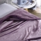 91家纺网 家纺一手货源 找家纺 暖意家纺 2018新款400克法莱绒加厚毛毯 藕紫色