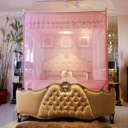 91家纺网 家纺一手货源 找家纺 （总）安金蚊帐 坐床式蚊帐恋恋花曲