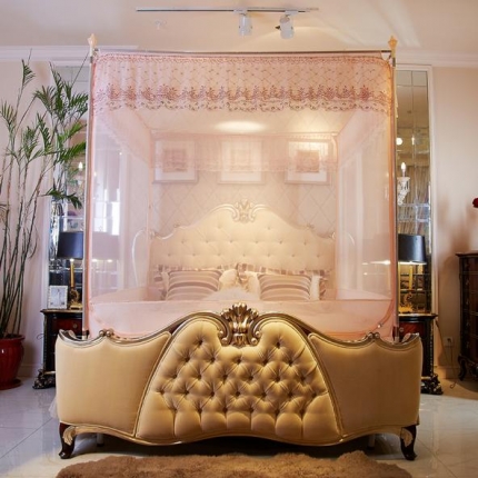 91家纺网 家纺一手货源 找家纺 （总）安金蚊帐 坐床式蚊帐恋恋花曲