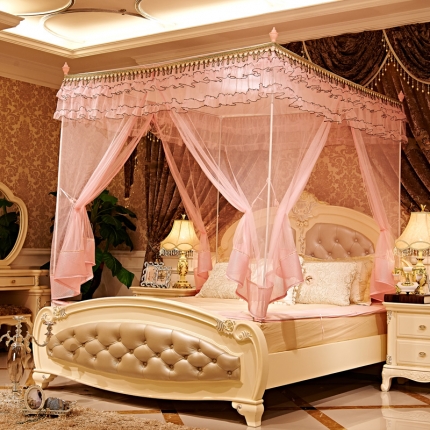 91家纺网 家纺一手货源 找家纺 （总）安金蚊帐 坐床式三开门蚊帐 流金岁月