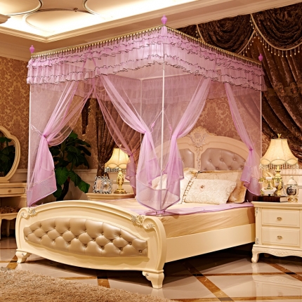 91家纺网 家纺一手货源 找家纺 （总）安金蚊帐 坐床式三开门蚊帐 流金岁月