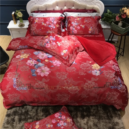 91家纺网 家纺一手货源 找家纺 （总）简煦圣珂  欧式美提花数码印花保暖四件套