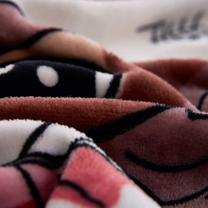 91家纺网 家纺一手货源 找家纺 KT猫直营店2024新款卡通法莱绒牛奶绒情侣四件套 出类拔萃