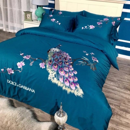 91家纺网 家纺一手货源 找家纺 （总）玖玖爱家纺孔雀四件套