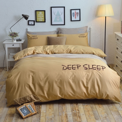 91家纺网 家纺一手货源 找家纺 玖玖爱家纺 13372绣花四件套耀光金