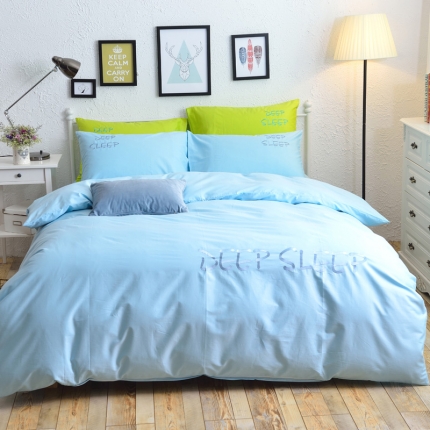 91家纺网 家纺一手货源 找家纺 玖玖爱家纺 13372绣花四件套山水兰