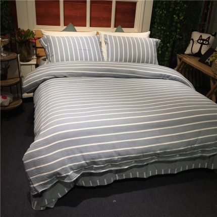 91家纺网 家纺一手货源 找家纺 （总）玖玖爱 双层纱四件套