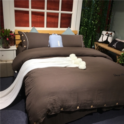 91家纺网 家纺一手货源 找家纺 玖玖爱 双层纱四件套 5