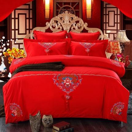 91家纺网 家纺一手货源 找家纺 （总）玖玖爱家纺 全棉苏绣系列四件套