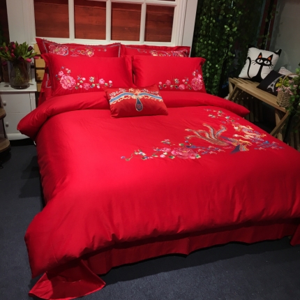 91家纺网 家纺一手货源 找家纺 （总）玖玖爱家纺 全棉苏绣系列四件套实拍图