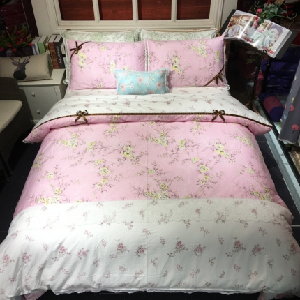 91家纺网 家纺一手货源 找家纺 （总）玖玖爱家纺 2017蕾丝韩版四件套