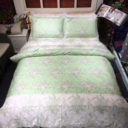 91家纺网 家纺一手货源 找家纺 （总）玖玖爱家纺 2017蕾丝韩版四件套