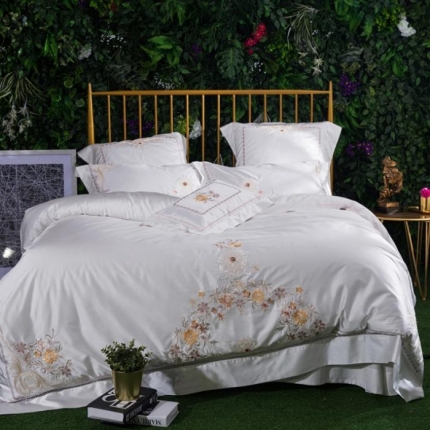 91家纺网 家纺一手货源 找家纺 （总）玖玖爱 2018新款100支真丝棉四件套