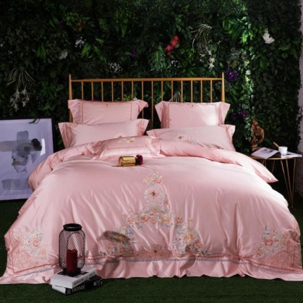 91家纺网 家纺一手货源 找家纺 （总）玖玖爱 2018新款100支真丝棉四件套