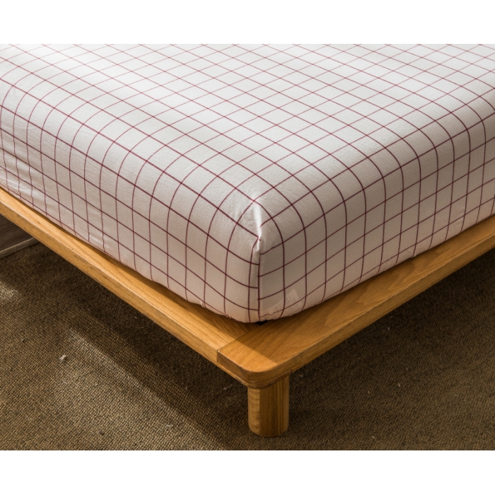 91家纺网 家纺一手货源 找家纺 玖玖爱 水洗棉四件套床单款 初春格