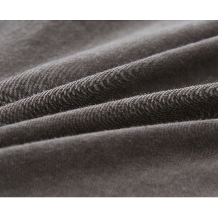 91家纺网 家纺一手货源 找家纺 玖玖爱 水洗棉四件套床单款 纯烟灰