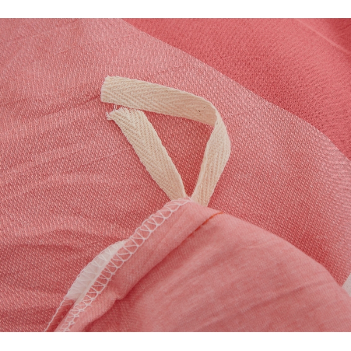 91家纺网 家纺一手货源 找家纺 玖玖爱 水洗棉四件套床单款  粉玉大格