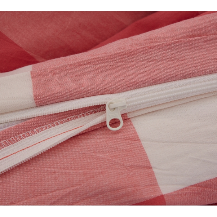 91家纺网 家纺一手货源 找家纺 玖玖爱 水洗棉四件套床单款  粉玉大格