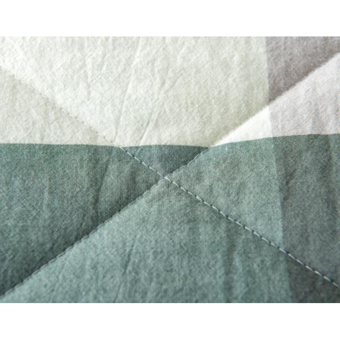 91家纺网 家纺一手货源 找家纺  玖玖爱 水洗棉夏被 绿大格