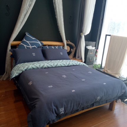 91家纺网 家纺一手货源 找家纺 （总）玖玖爱 60磨毛四件套