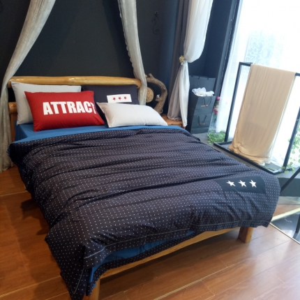 91家纺网 家纺一手货源 找家纺 玖玖爱 60磨毛四件套 迷情