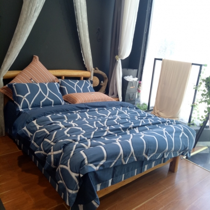 91家纺网 家纺一手货源 找家纺 （总）玖玖爱 60磨毛四件套