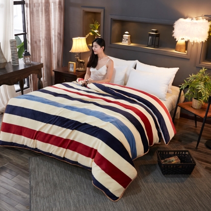 91家纺网 家纺一手货源 找家纺 （总）雨洋家纺 2018新款加厚保暖金貂绒被套单品