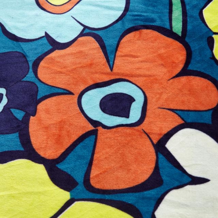 91家纺网 家纺一手货源 找家纺 雨洋家纺 2018新款加厚保暖金貂绒单品被套多彩春天