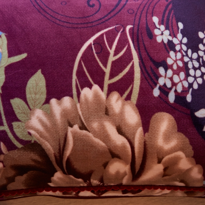 91家纺网 家纺一手货源 找家纺 雨洋家纺 2018新款枕套一对花语怡然